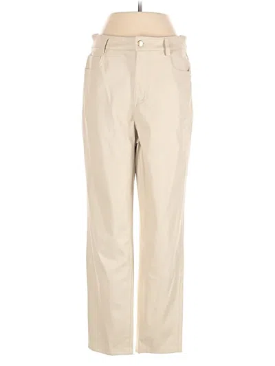 Pre-owned Zara Khaki Pant In Tan