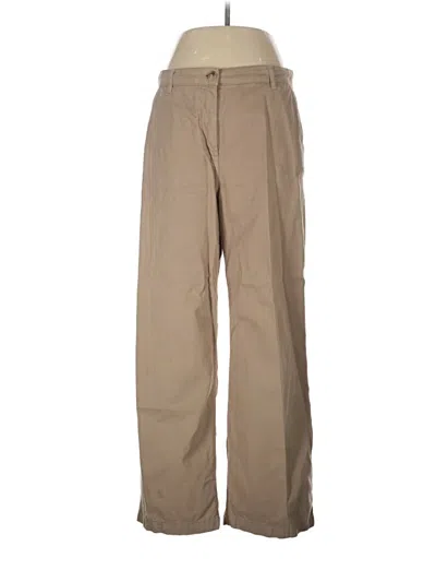 Pre-owned Zara Khaki Pant In Tan