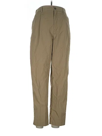 Pre-owned Zara Khaki Pant In Tan