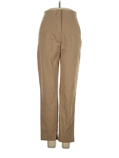 Pre-owned Zara Khaki Pant In Tan