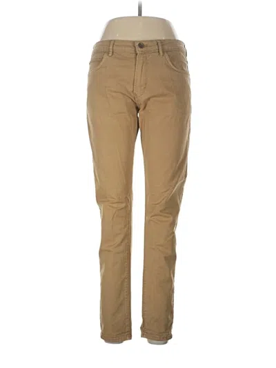 Pre-owned Zara Khaki Pant In Tan