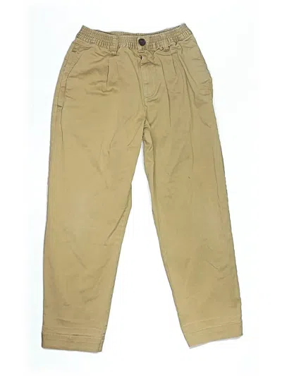 Pre-owned Zara Kids' Khaki Pant In Tan