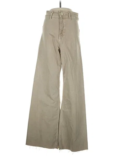 Pre-owned Zara Khaki Pant In Tan