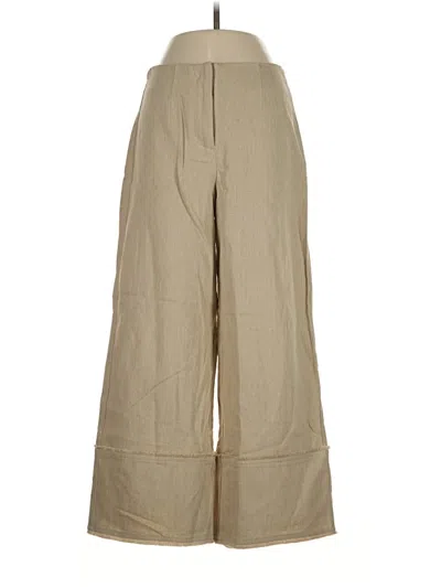 Zara Khaki Pant In Tan