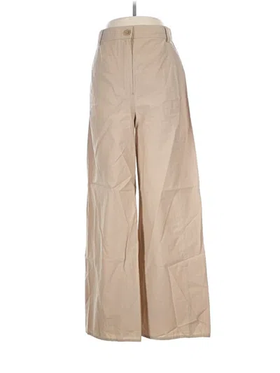 Pre-owned Zara Khaki Pant In Tan