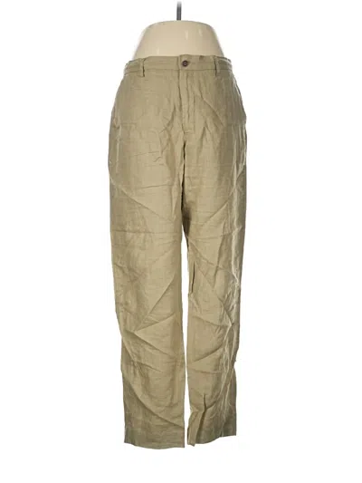 Pre-owned Zara Khaki Pant In Tan