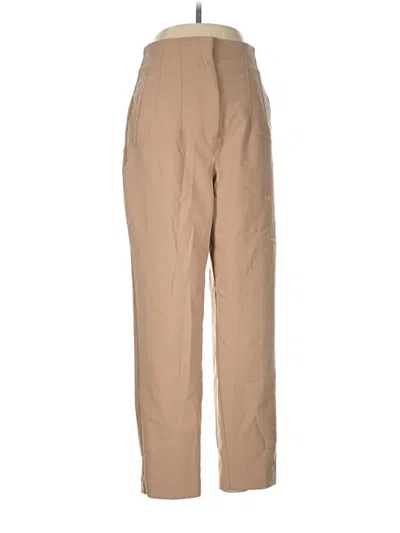 Pre-owned Zara Khaki Pant In Tan