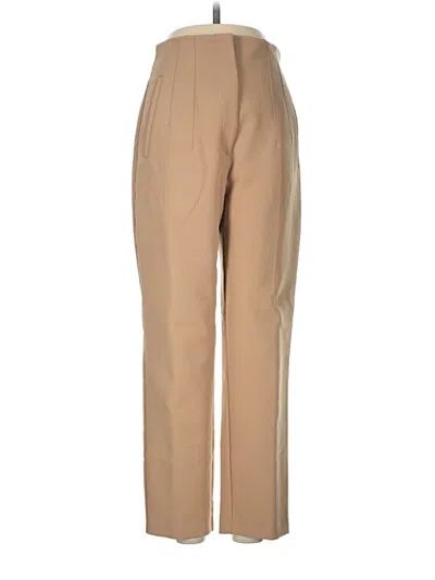 Pre-owned Zara Khaki Pant In Tan