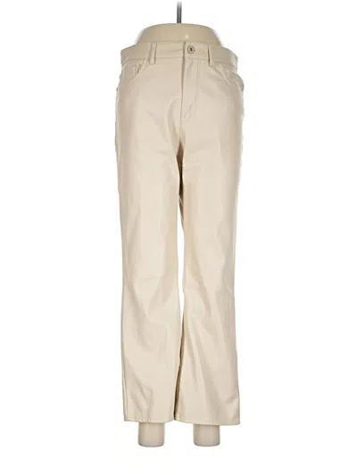 Pre-owned Zara Khaki Pant In Tan