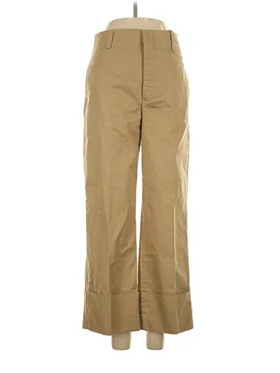 Pre-owned Zara Khaki Pant In Tan