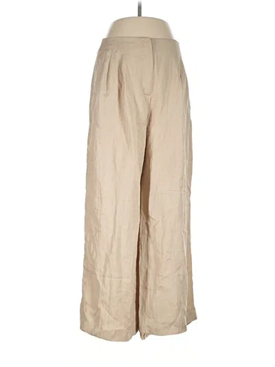 Pre-owned Zara Khaki Pant In Tan