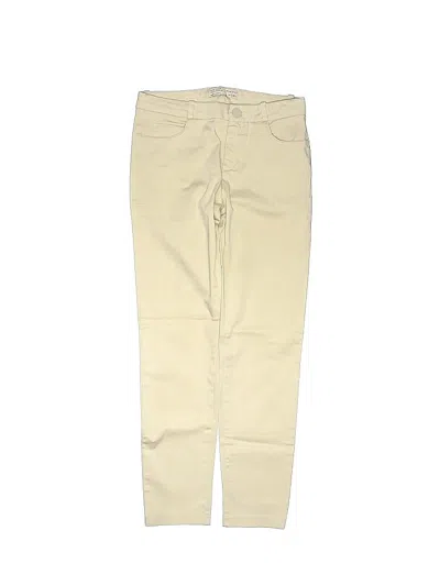 Pre-owned Zara Kids' Khaki Pant In White