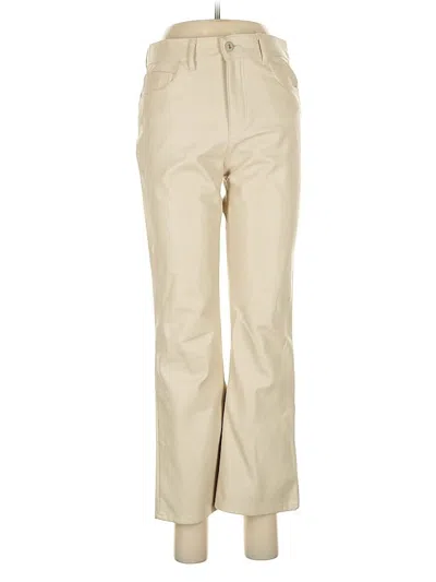 Pre-owned Zara Khaki Pant In White