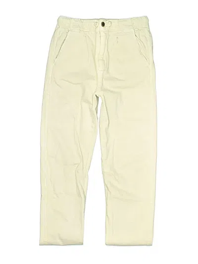 Pre-owned Zara Kids' Khaki Pant In White
