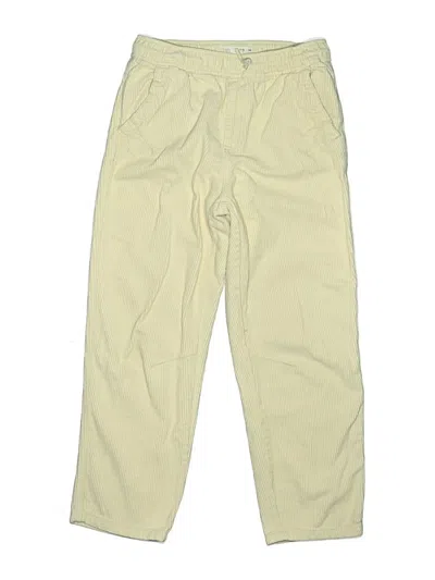 Pre-owned Zara Kids' Khaki Pant In White