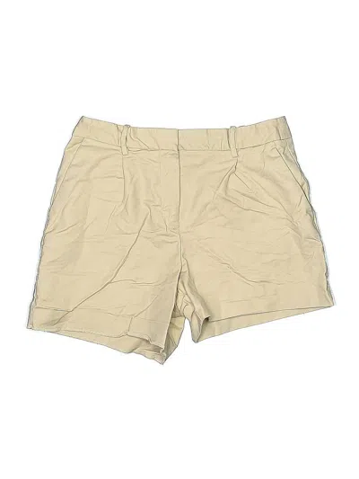 Pre-owned Zara Khaki Shorts In Brown