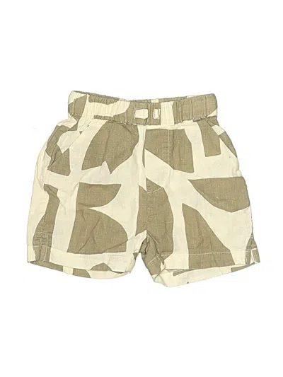 Pre-owned Zara Kids' Khaki Shorts In Brown