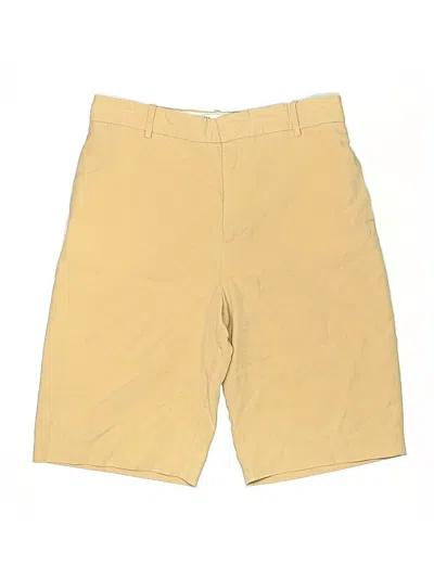 Pre-owned Zara Khaki Shorts In Brown