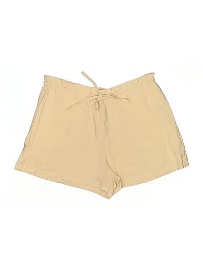 Pre-owned Zara Khaki Shorts In Tan