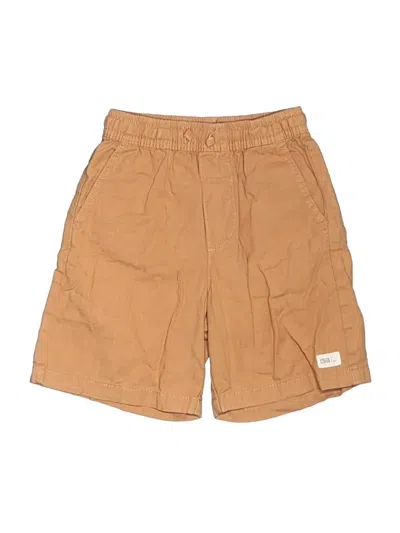 Pre-owned Zara Kids' Khaki Shorts In Tan