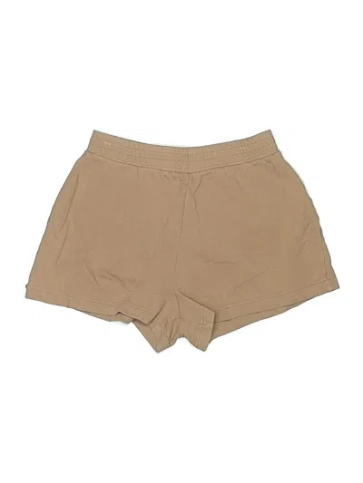 Pre-owned Zara Khaki Shorts In Tan