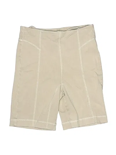 Pre-owned Zara Khaki Shorts In Tan