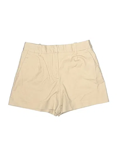 Pre-owned Zara Khaki Shorts In Tan