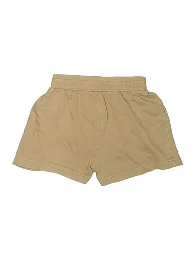 Pre-owned Zara Khaki Shorts In Tan