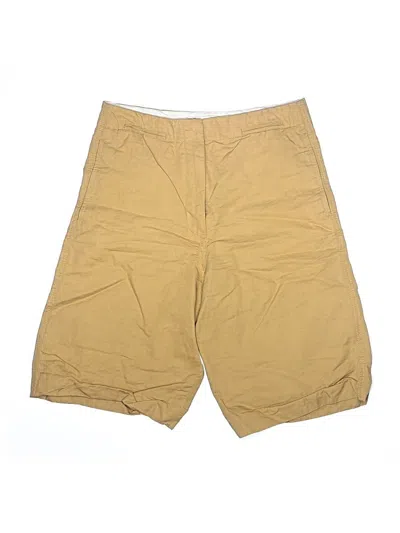 Pre-owned Zara Khaki Shorts In Tan