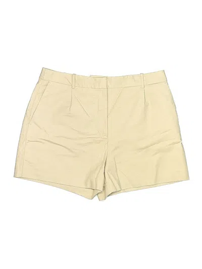 Pre-owned Zara Khaki Shorts In White