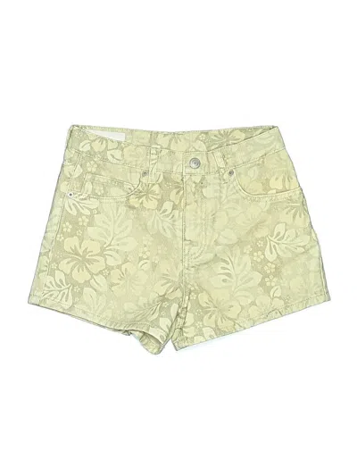 Pre-owned Zara Kids' Khaki Shorts In Yellow