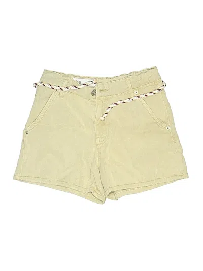 Pre-owned Zara Kids' Khaki Shorts In Yellow