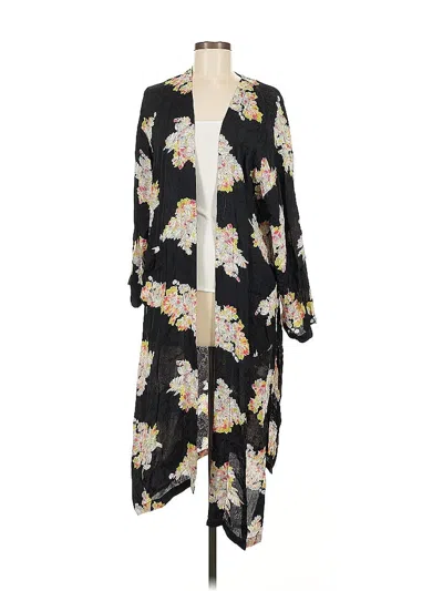 Pre-owned Zara Kimono In Black