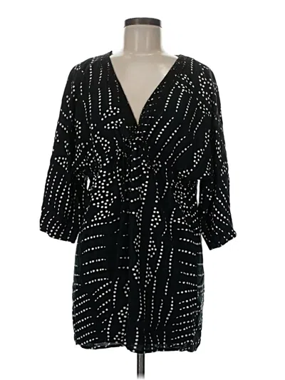 Pre-owned Zara Kimono In Black