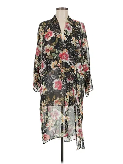 Pre-owned Zara Kimono In Black