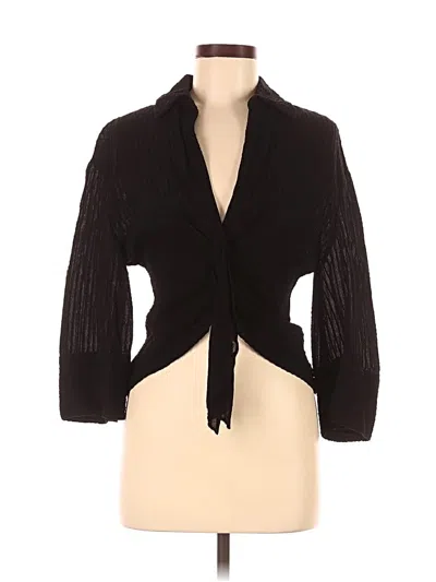 Pre-owned Zara Kimono In Black