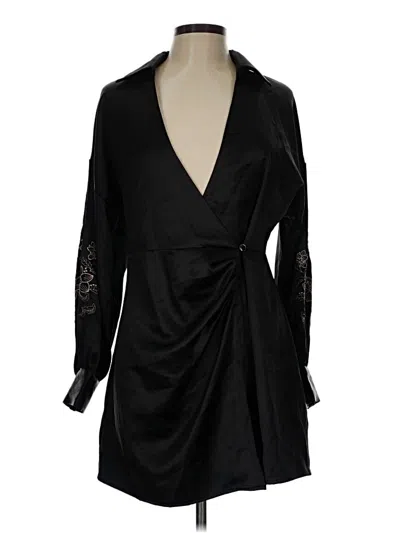 Pre-owned Zara Kimono In Black