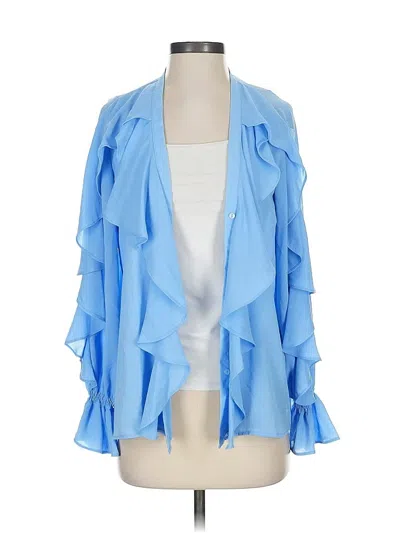 Pre-owned Zara Kimono In Blue