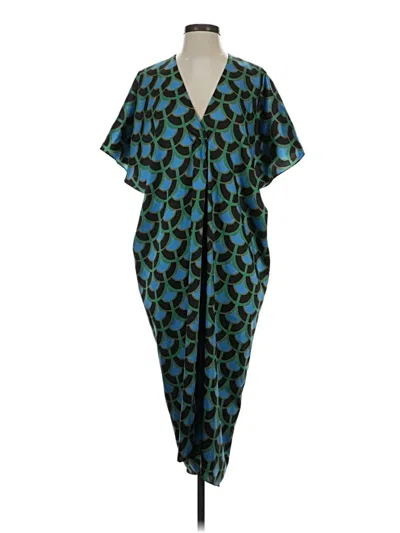 Pre-owned Zara Kimono In Blue