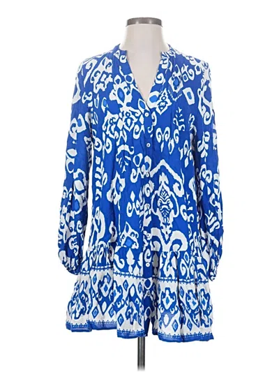 Pre-owned Zara Kimono In Blue