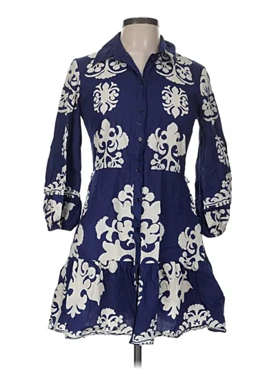 Pre-owned Zara Kimono In Blue