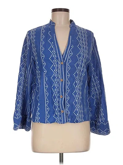 Pre-owned Zara Kimono In Blue