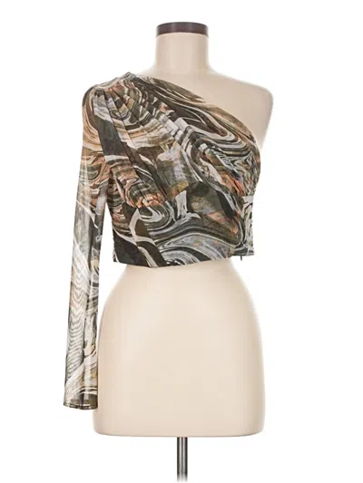 Pre-owned Zara Kimono In Brown