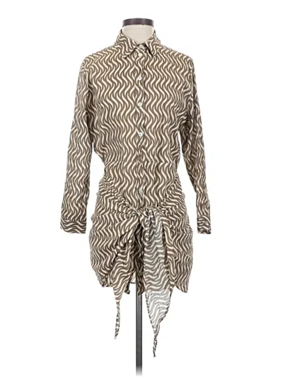 Pre-owned Zara Kimono In Brown