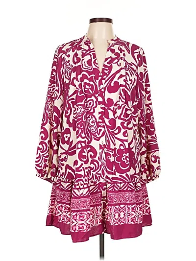 Pre-owned Zara Kimono In Burgundy