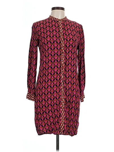 Pre-owned Zara Kimono In Burgundy