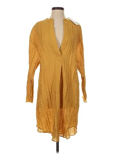 Pre-owned Zara Kimono In Gold