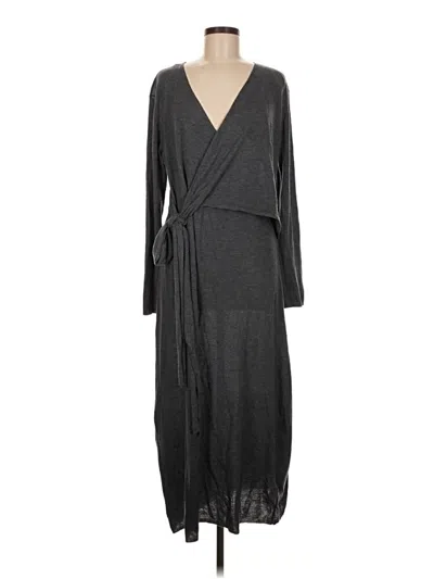Pre-owned Zara Kimono In Gray
