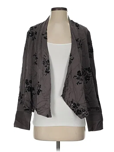 Pre-owned Zara Kimono In Gray