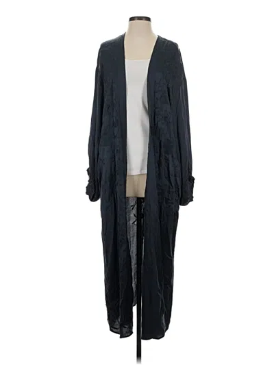 Pre-owned Zara Kimono In Gray